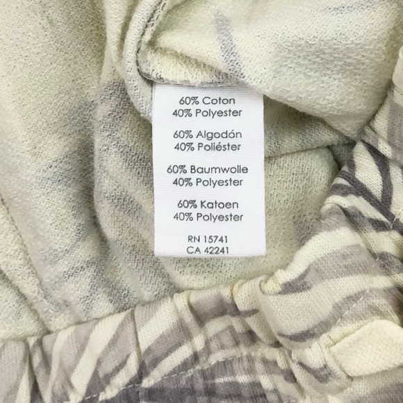 PJ Salvage Paradise Dreams Butter Tropical Jogger Pants. Size L NEW - Picture 7 of 10